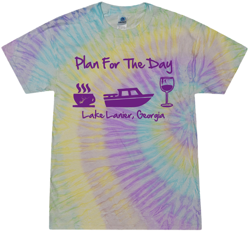 Lake Lanier TIE DYE  “Plan for the Day”
