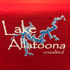 LAKE ALLATOONA LAKE MAP T-Shirt