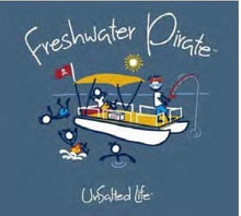 Load image into Gallery viewer, PONTOON Freshwater Pirate Lake Name Drop T