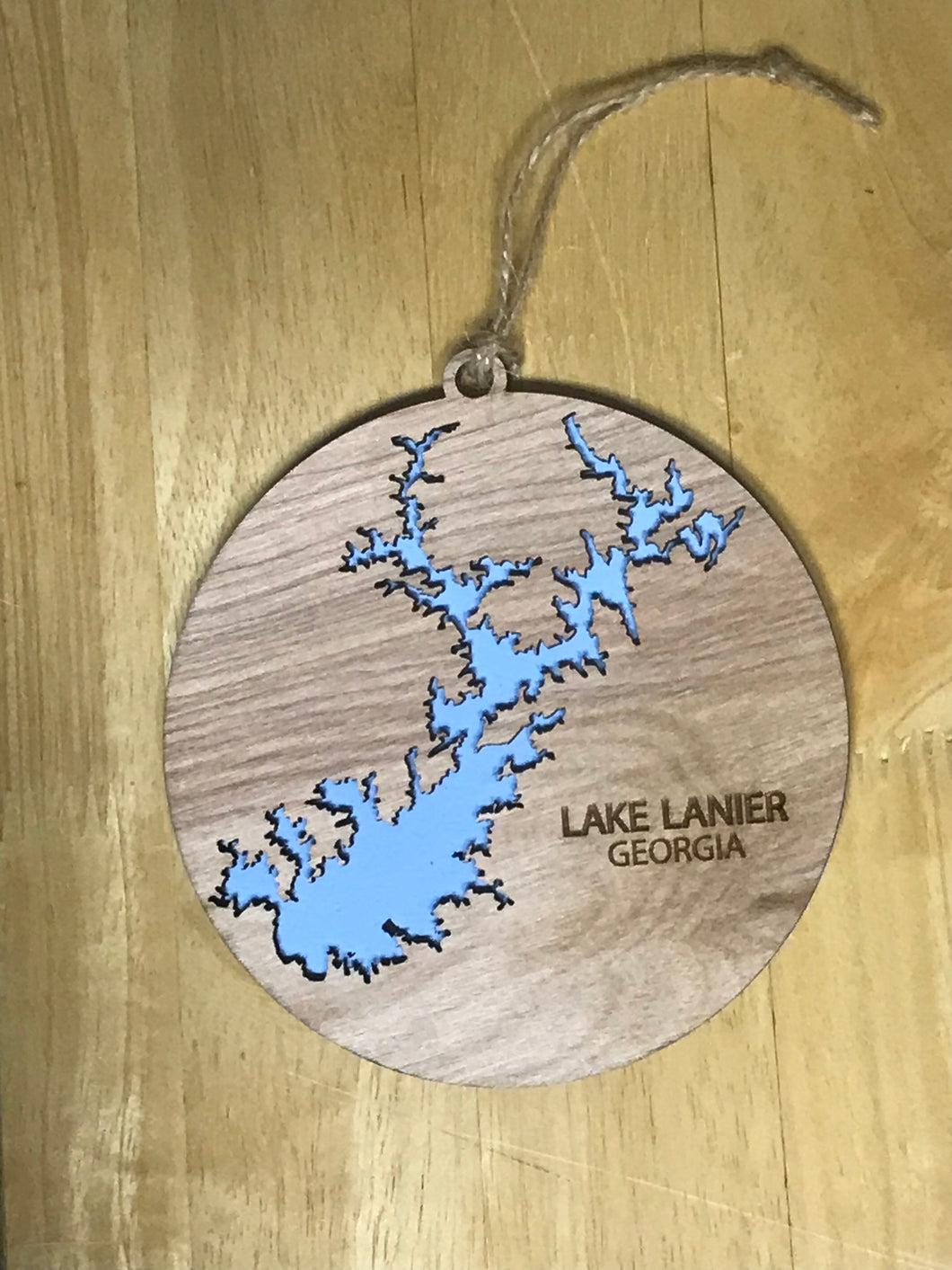 SOLD OUT ✔️Lake Lanier Wood Ornament 5”