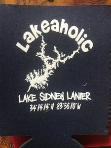 Lake Lanier LAKEAHOLIC Koozie!